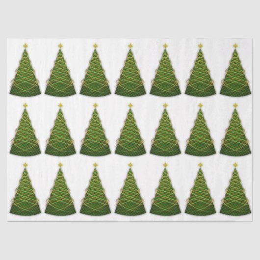 Weihnachtsbaumen Seidenpapier (Vorderseite)