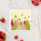 Weihnachtsbaumen Serviette (Beispiel)