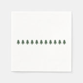 Weihnachtsbaumen Serviette (Vorderseite)