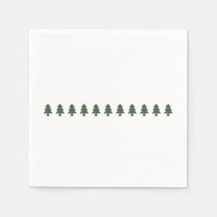 Weihnachtsbaumen Serviette