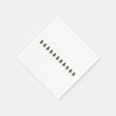 Weihnachtsbaumen Serviette (Ecke)