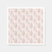 Weihnachtsbaumen Serviette (Vorderseite)