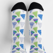 Weihnachtsbaumen Socken (Oben)