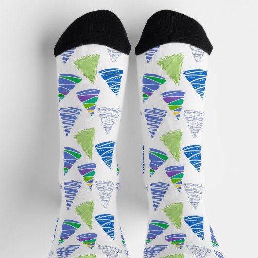 Weihnachtsbaumen Socken (Oben)