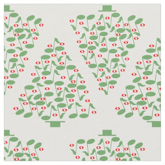 Weihnachtsbaumen Stoff (Nahaufnahme)