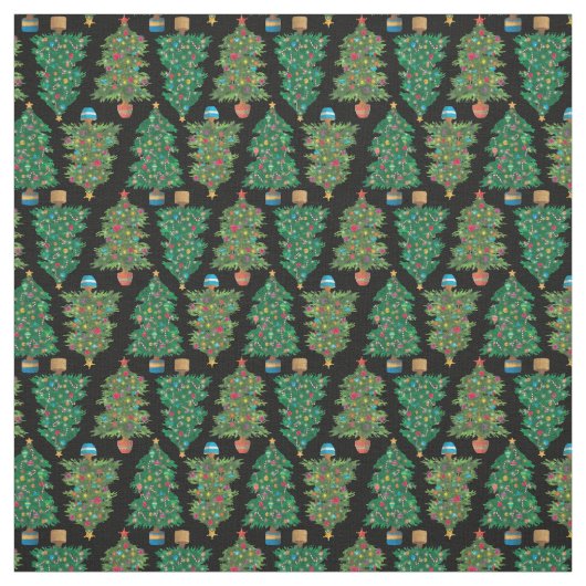 Weihnachtsbaumen Stoff (Muster)