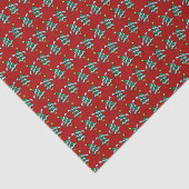 Weihnachtsbaumen tanzen Xmas Pixel Art Pattern Seidenpapier (Ausschnitt)