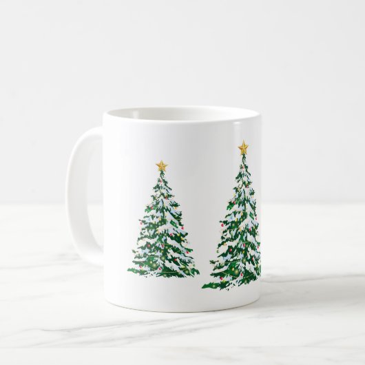 Weihnachtsbaumen - Tasse (Vorderseite Links)