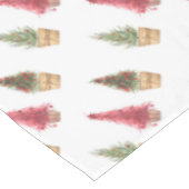 Weihnachtsbaumen Tischdecke (Schrägansicht)