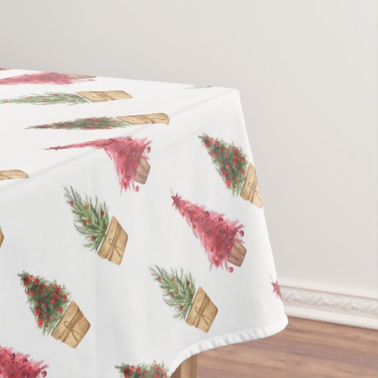 Weihnachtsbaumen Tischdecke (Beispiel)