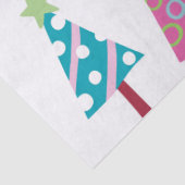 Weihnachtsbaumen Tissue Weihnachten Rosa & Blau Seidenpapier (Detail)
