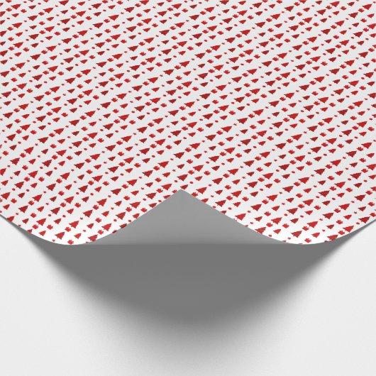 Weihnachtsbaumen und Geschenkmuster Geschenkpapier (Ecke)