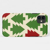 Weihnachtsbaumen Urlaubsmuster Case-Mate iPhone Hülle (Rückseite (Horizontal))
