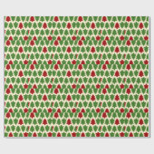 Weihnachtsbaumen Urlaubsmuster Geschenkpapier (Flach)