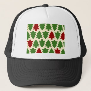 Weihnachtsbaumen Urlaubsmuster Truckerkappe