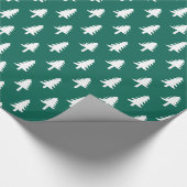 Weihnachtsbaumen | Urlaubspapier im Grünbuch Geschenkpapier (Ecke)