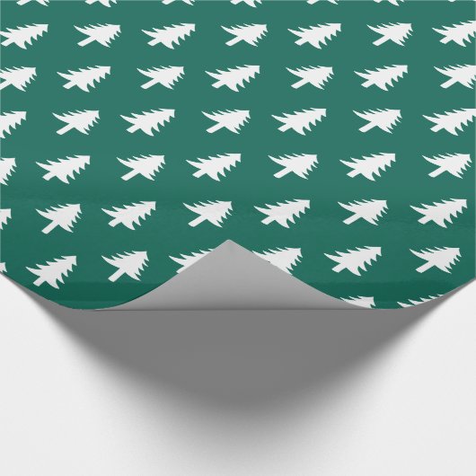 Weihnachtsbaumen | Urlaubspapier im Grünbuch Geschenkpapier (Ecke)