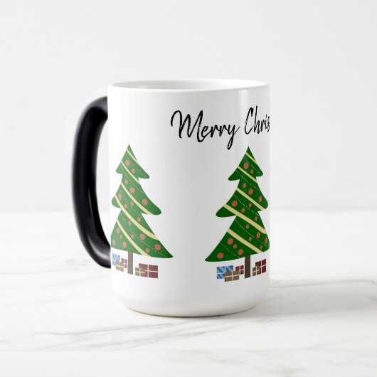 Weihnachtsbaumen Verwandlungstasse (Vorderseite Links)