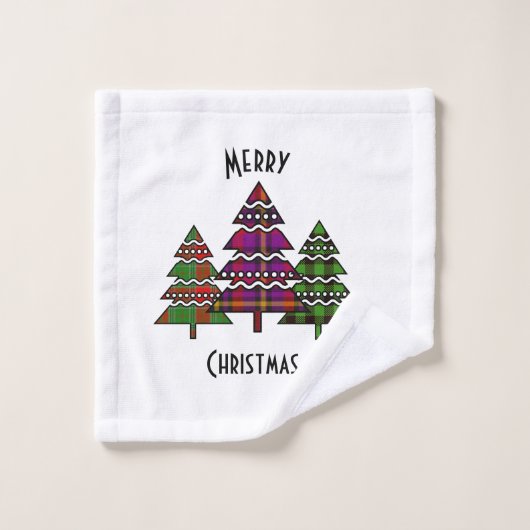 Weihnachtsbaumen Waschlappen (Waschlappen)