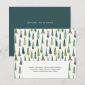 Weihnachtsbaumen Wasserfarbe Moderne (Vorne/Hinten)