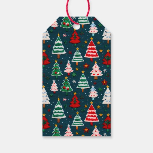Weihnachtsbaumen Weihnachtsfeiertag Geschenkanhänger (Vorderseite)
