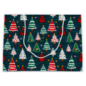 Weihnachtsbaumen Weihnachtsfeiertag Große Geschenktüte (Vorderseite)