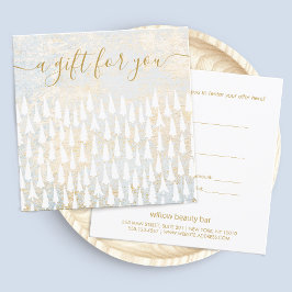 Weihnachtsbaumen Weihnachtsgeschenkgutschein