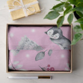 Weihnachtsbaumen Weihnachtsmannmützen Winter Blume Seidenpapier (Geschenk)