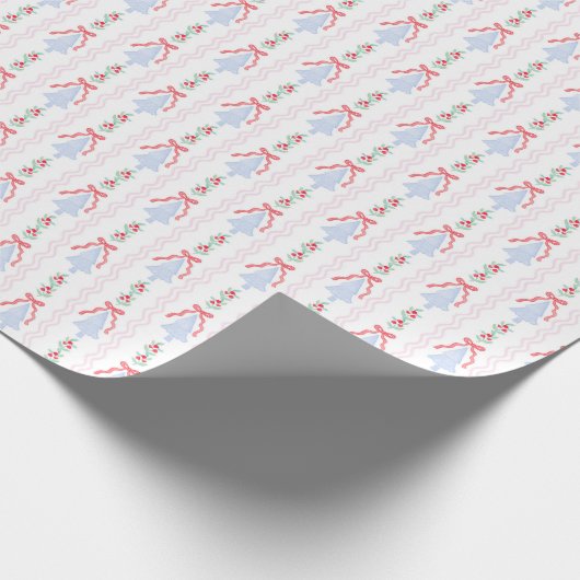 Weihnachtsbaumen Weihnachtswrapping Papier Geschenkpapier (Ecke)