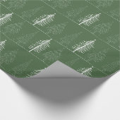 Weihnachtsbaumen Weihnachtswrapping Papier Geschenkpapier (Ecke)
