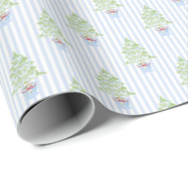 Weihnachtsbaumen Weihnachtswrapping Papier Geschenkpapier