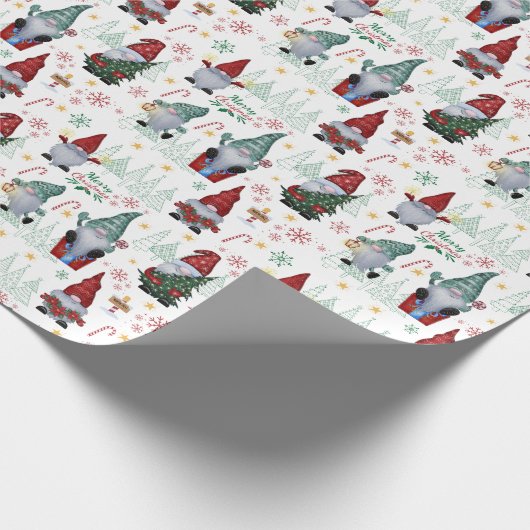 Weihnachtsbaumen-Wrapping Paper Geschenkpapier (Ecke)