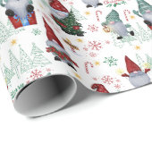 Weihnachtsbaumen-Wrapping Paper Geschenkpapier (Rolleneckpunkt)