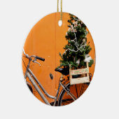 Weihnachtsbaumfahrrad Keramikornament (Rechts)