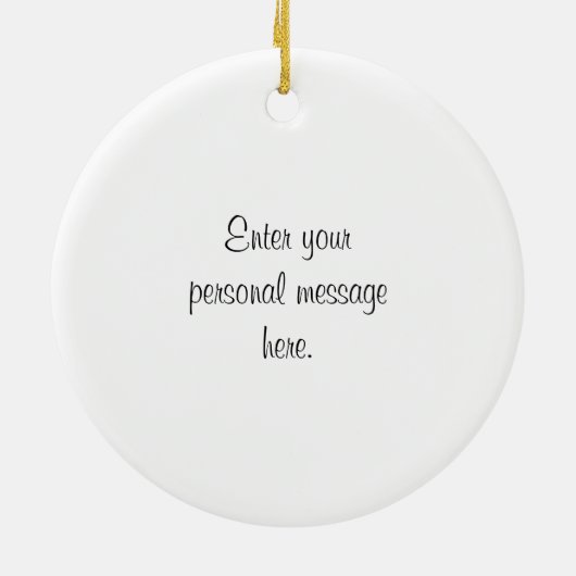 Weihnachtsbaumfahrrad Keramikornament (Hinten)