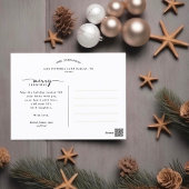 Weihnachtsbaumfamilie Foto Collage Feiertagspostkarte