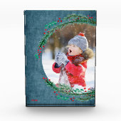 Weihnachtsbaumfamilie Fotoblock (Vorderseite)