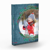 Weihnachtsbaumfamilie Fotoblock (Links)