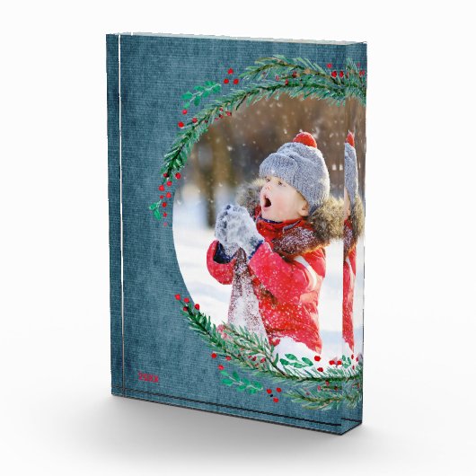 Weihnachtsbaumfamilie Fotoblock (Rechts)