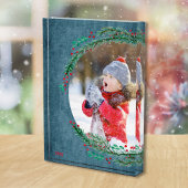 Weihnachtsbaumfamilie Fotoblock