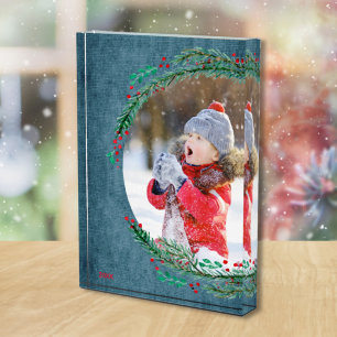 Weihnachtsbaumfamilie Fotoblock