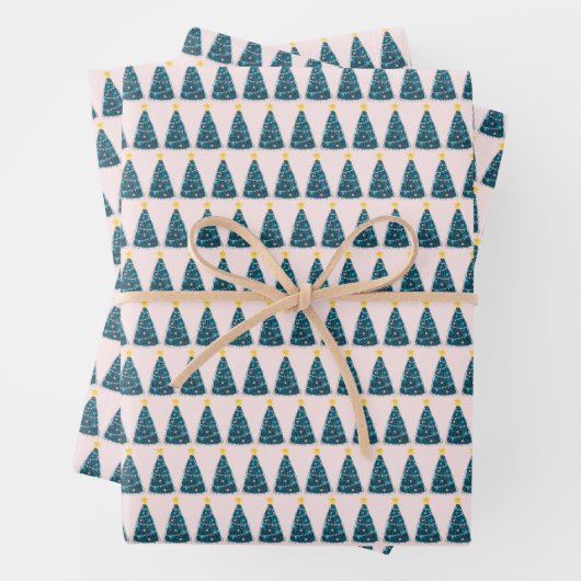 Weihnachtsbaumfarm Geschenkpapier Set (Beispiel)