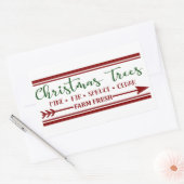 Weihnachtsbaumfarm Holiday Aufkleber (Umschlag)