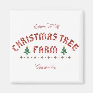 Weihnachtsbaumfarm Magnet