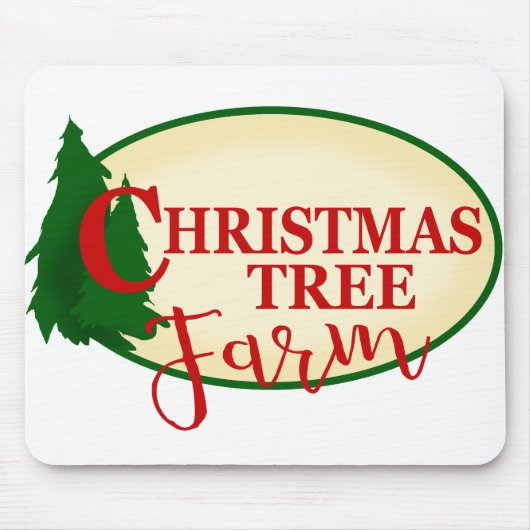 Weihnachtsbaumfarm Mousepad (Vorne)