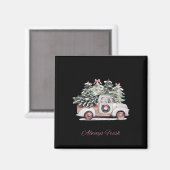 Weihnachtsbaumfarm North Pole Fresh Xmas W Magnet (Vorderseite/Rückseite)