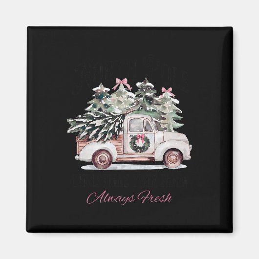 Weihnachtsbaumfarm North Pole Fresh Xmas W Magnet (Vorne)