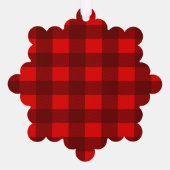 Weihnachtsbaumfarm Pine Trees Bauernstil Ornament Karte (Rückseite)