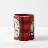 Weihnachtsbaumfarm Pine Trees Bauernstil Tasse (Zentrum)