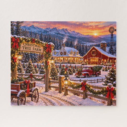Weihnachtsbaumfarm Puzzle (Horizontal)